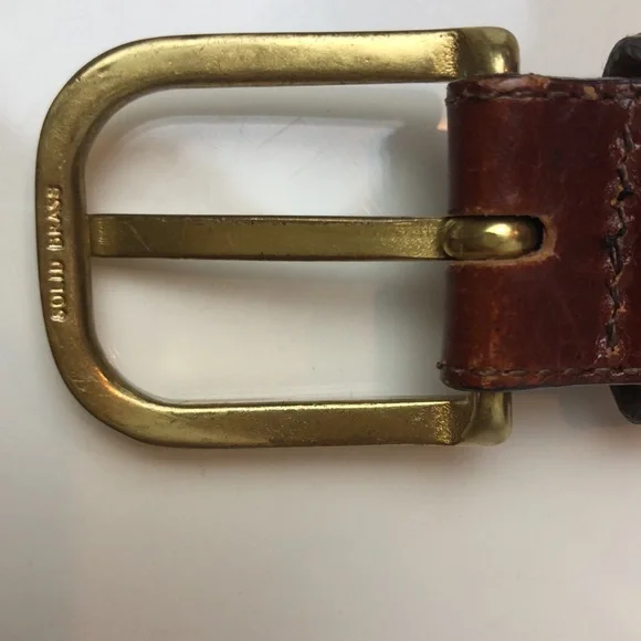 Brighton Men’s Croc Embossed Calfskin on Glove Leather Belt - Picture 2 of 13